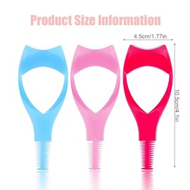 GNHG 3 Pieces Mascara Cover Eyelash Stencil Brush Mascara Applicator Makeup Mascara Tools for Women Girls Beginners