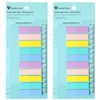 Evergreen Goods Sticky Index Tabs 2 Pack, 400 Sheets 10