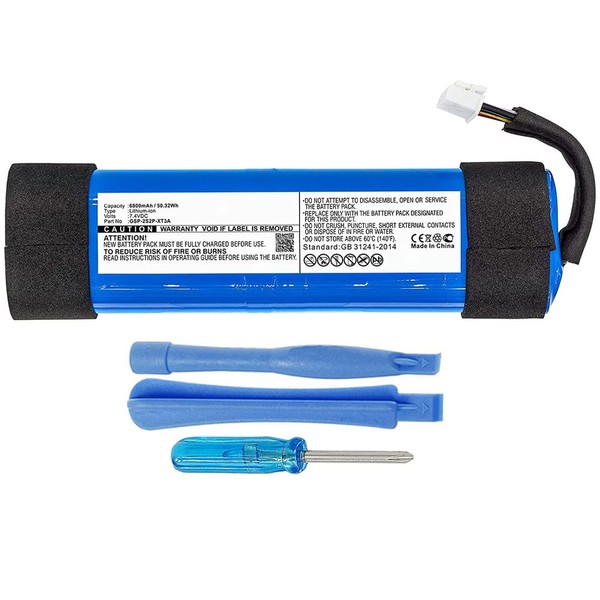 MPF Products 6800mAh High-Capacity Extended IBA001GA, GSP-2S2P-XT3A Battery Replacement Compatible