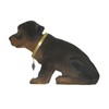 RAKSO Wobble Dog Rottweiler Wobble Figure H 17 cm Brown
