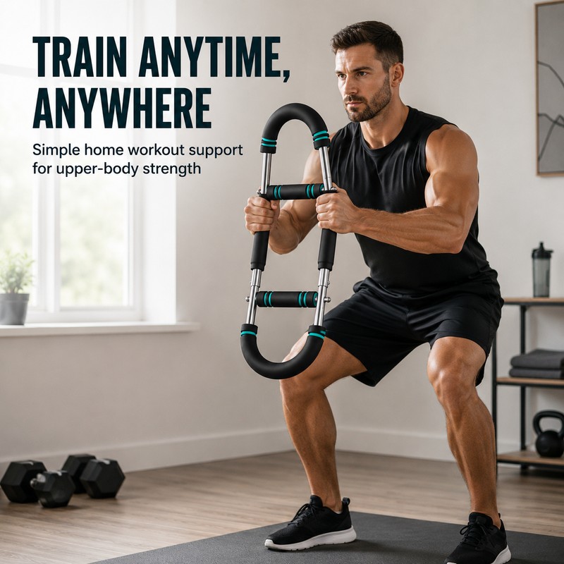 40KG Power Twister Bar for Home Workouts – U-Shape Arm,