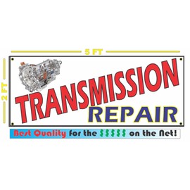 Transmission Repair 2x5 Banner Sign