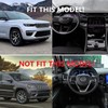 Carbon Fiber Window Lift Switch Panel Cover Trims for Jeep