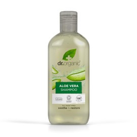 Dr Organic, Organic Aloe Vera Shampoo, Natural , Vegan , Cruelty Free , Paraben & SLS Free , Eco Friendly Recyclable Packaging, For Women & Men, Palm Oil Free, 265ml
