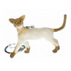 Miniblings Siamese Cat Key Ring Chain Keychain Pet Cats Animal