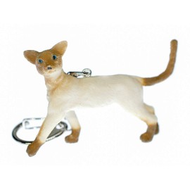 Miniblings Siamese Cat Key Ring Chain Keychain Pet Cats Animal