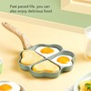 Egg Frying Pan Nonstick Heart Shaped 4 Cup Uniform Heating