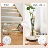 ComSaf Vase Unbreakable, Stylish, Flower Base, Polycarbonate, Transparent, Hydroponic, Interior
