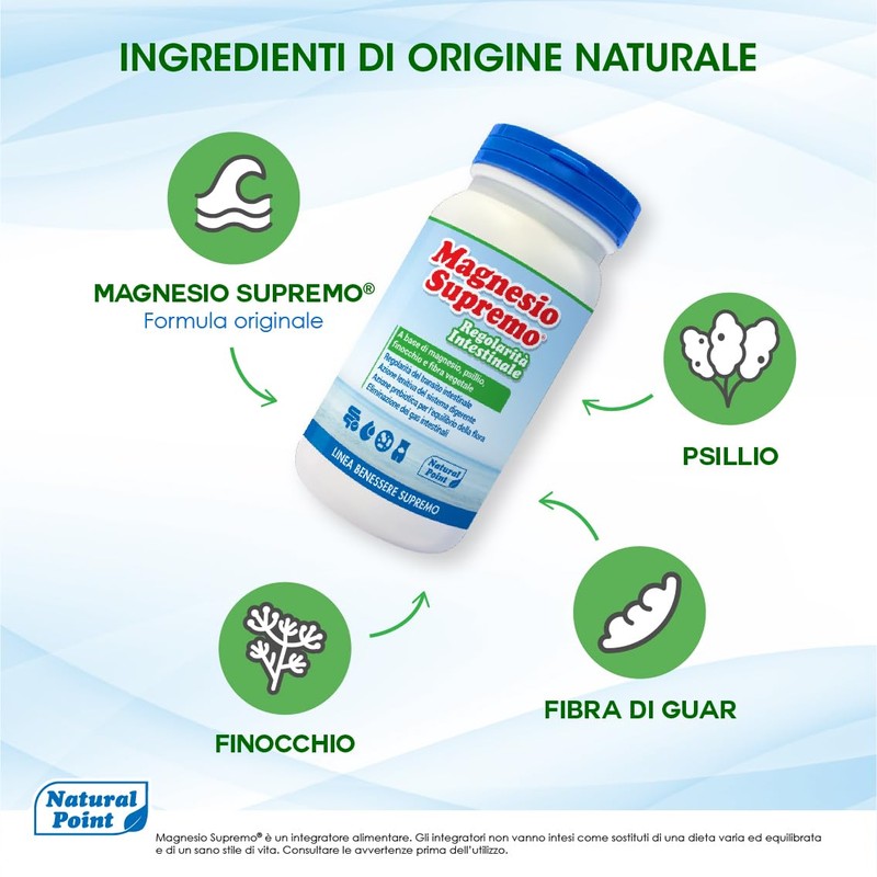 Magnesio Supremo Regolarità Intestinale Integratore 350 g, 2x175 g