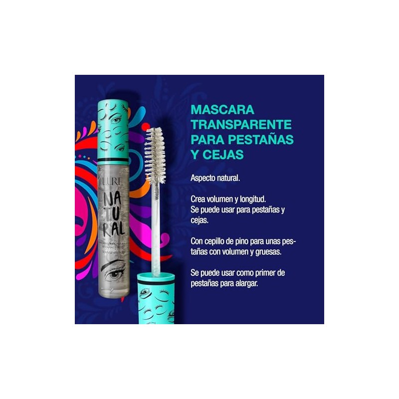 Lure Máscara Para Pestañas Y Cejas Transparente
