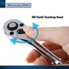 MichaelPro 3-Piece Quick-Release Ratchet Set with Teardrop Head, 90 Tooth