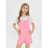 Haloumoning Girls Denim Overalls Kids Summer Sleeveless Rompers Overall Shorts
