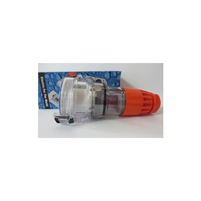 5 Pin 3 Phase 20 Amp Straight Socket IP66