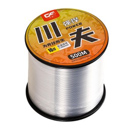 Acooruiteng Fishing Line 500 Meters Clear Fishing Wire 0.5mm Nylon Thread Nylon Fishing Wire for Hanging Crafts Sea Fishing Line Monofilament Line Fish Wire for Fishing Hanging Crafts