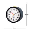 Elcomune DCL-008 Bauhaus GENE ALARM CLOCK Bayer Alarm RO Black