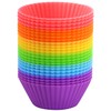 Mirenlife 2 Inch Mini Size Silicone Baking Cups Muffin Cups,