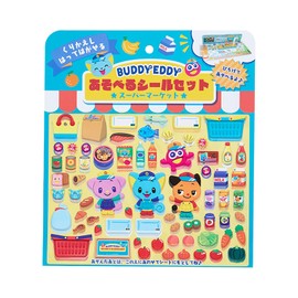Sanrio 111511 Play Sticker Set, Eddy Stickers: 68 Pieces, Peel and Stick