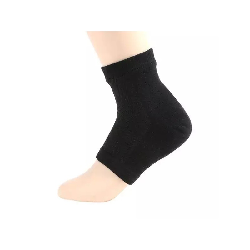 뒤꿈치 뒤꿈치케어 젤 발패드 2세트(블랙) 보습양말 뒷꿈치 Heel Heel Care
