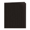 Smead 87853 Two-Pocket Folder Textured Heavyweight Paper Black 25/Box