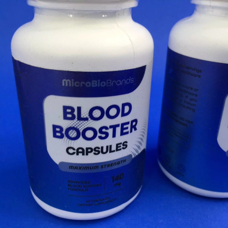 MicroBioBrands Blood Booster 60 Capsules (Lot of 2)