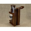 IRBANE MEN MISSION STYLE CLASSIC WOOD STAND FOR RAZOR AND