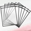 Cabilock Scrapbook 10Pcs Clear File Multi Functional Document Sleeves Paper