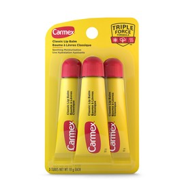 Carmex Carmex Classic Lip Balm, Original Squeeze Tube, 3-pack
