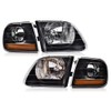 ANDPLAY Headlights Assembly,Compatible with Ford Expeditio 1997-2002/Fit Ford F250 1988-1999/Fit