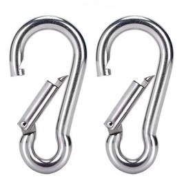 OYINDIZ Detachable Pilates Bar Clip, Resistance Band for Stainless Steel Spring Snap Hook Carabiner