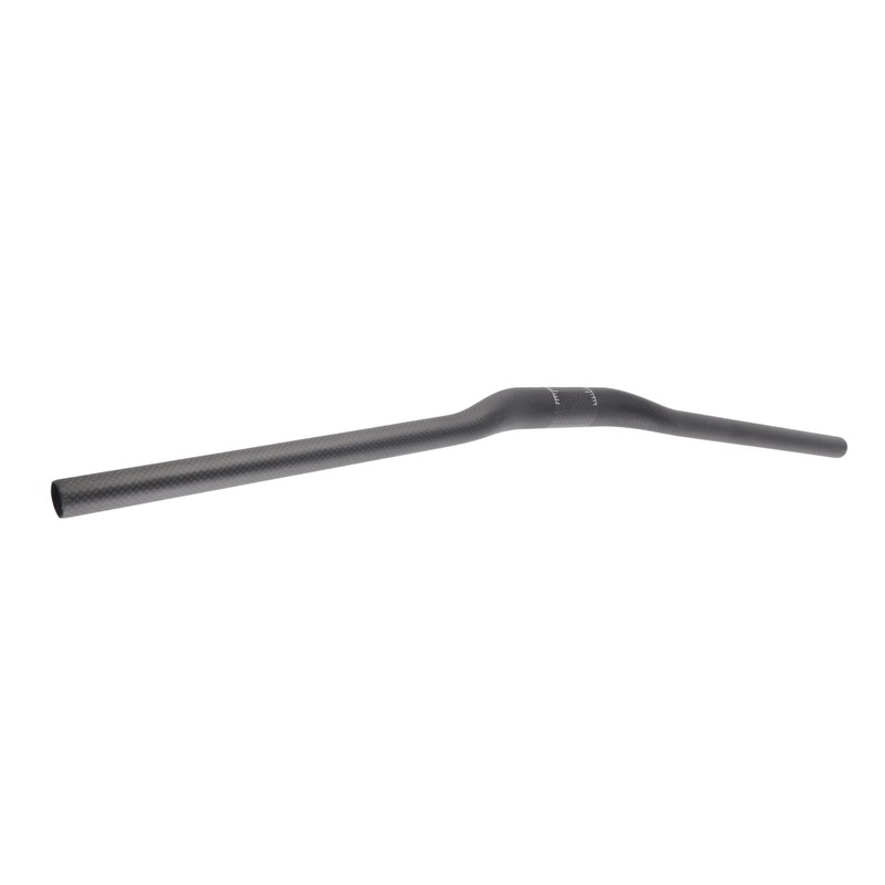 Bicycle Riser Handlebar Matt Black 3K Carbon Fiber Integrated Light