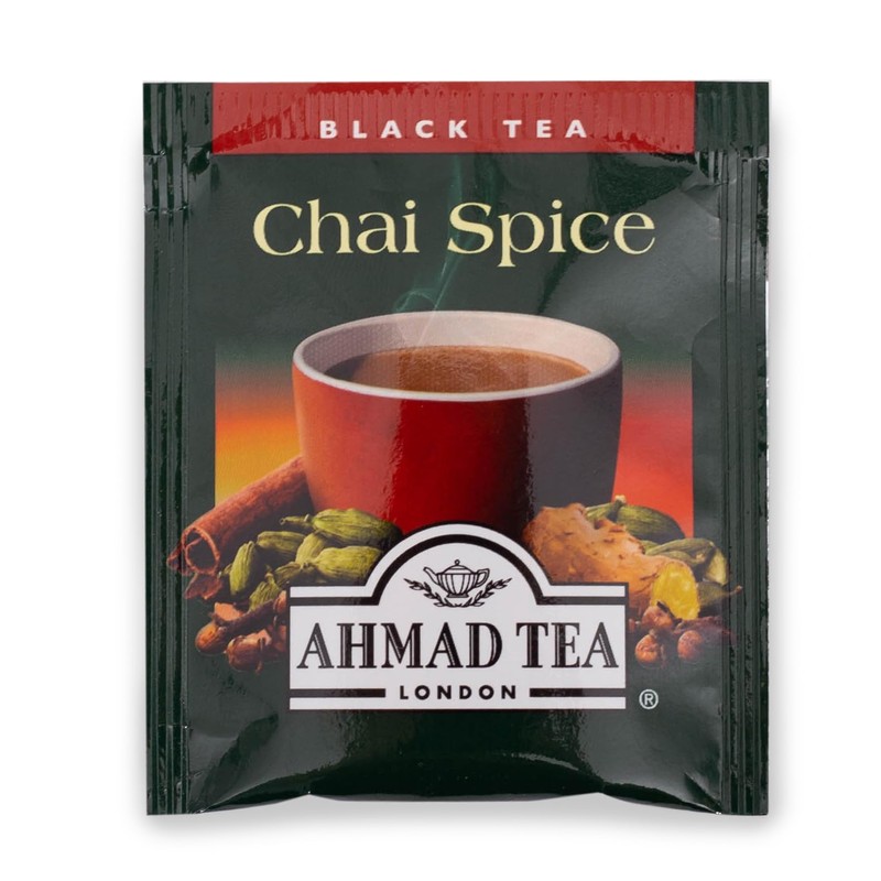 Ahmad Tea Black Tea, Chai Spice Teabags, 20 ct (Pack
