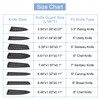 uxcell 2Pcs Knife Cover Sleeves Blade Edge Guards for 6"
