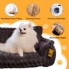 FUNNY FUZZY Dog Bed for Medium Large Dogs - Orthopedic