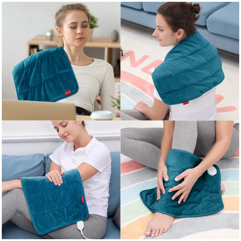 Comfytemp Weighted Heating Pad for Back & Cramps, 2.2lb Electric