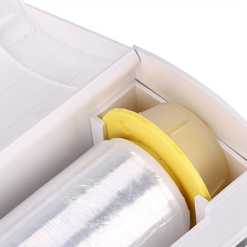 Wrap Organizer with Cutter, Wrap Cutter and Dispenser Kitchen Storage