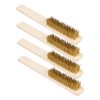 GLEAVI 4pcs Precision File Brush Multifunction Cleaning Tool Rust Removal