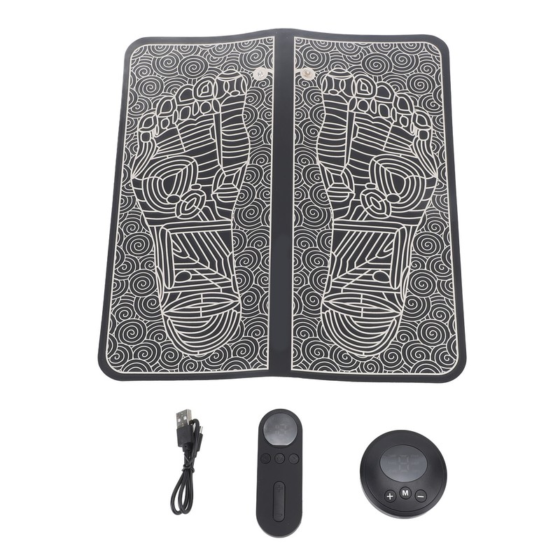 Foot Massager Pad Micro Current Foldable Foot Massager Mat with