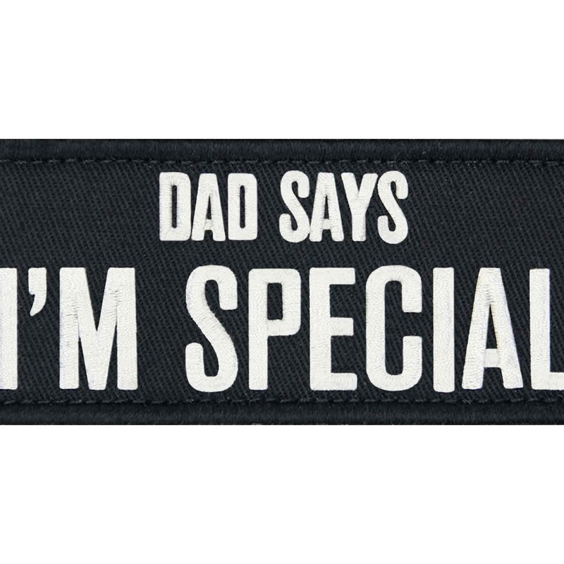 Dad Says I'm Special Patch Embroidered Badge Applique Fastener Hook