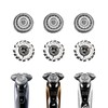 YAFIYGI 3 Pack Compatible with Replacement Electric Shaving Head Razor