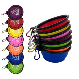 STKBES Collapsible Dog Bowl, 10 Pack, Portable, Safe, Reusable, Suitable for Indoor and Outdoor Activities