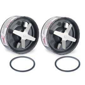 Replacement Extractor Blade for Nutri Bullet 600w/900w Blade Series - Premium Stainless Steel Blade With One Extra Silicone O-Ring Rubber Gaskets Blender Replacement Parts 2-Pack