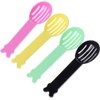 DPWOUM 4Pcs Random Colour Hamster Pet Bath Spoon, Acrylic,Small Animals,