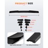 FINDAUTO ABS Rear Window Roof Spoiler Adjustable Fits for Most