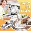 Otoolling 3 Pcs Deep Stainless Steel Pie Pan Set -