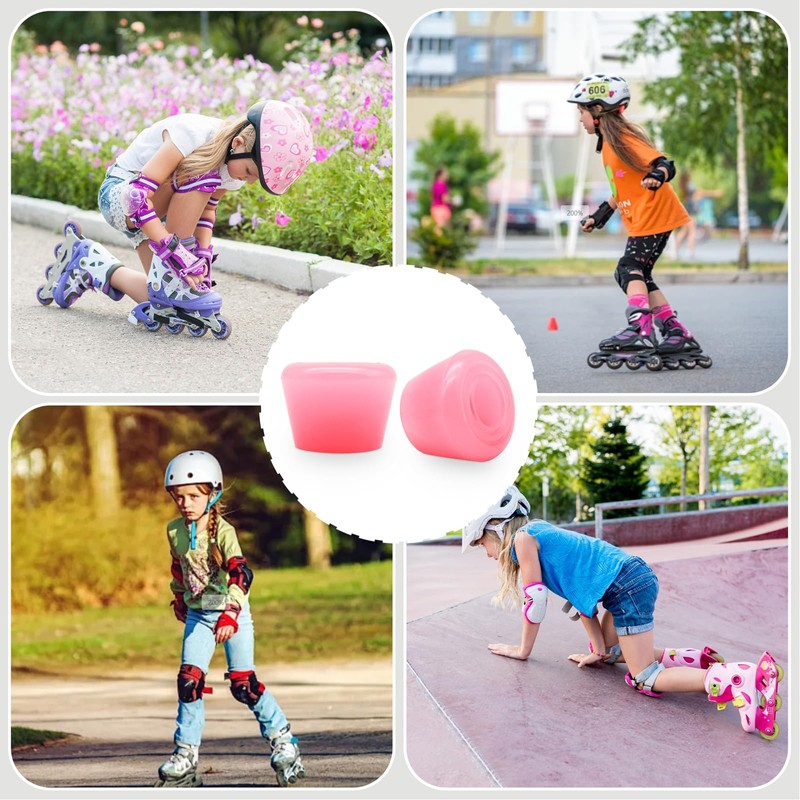 zhongko 2 Pcs Roller Skates Brake Stopper, Quad Skate Toe