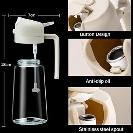 MAIDETONG Oil Sprayer for Cooking, Multi-Purpose Sprayer, 470 ml, for Cooking, Grilling, Kitchen, Hot Air Fryer, Baking, Salad
