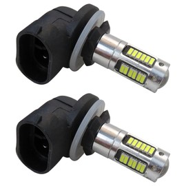 Xenon White 881 LED Bulbs Passing Spot Fog Lights For 2006-2014 Harley Davidson Heritage Softail