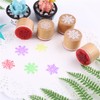 CCINEE Reward Stamp Snowflake Stamp Snowflake Stamp Snowflower Wooden New