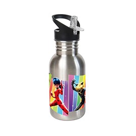 infinite by GEDA LABELS (INFKH) Miraculous Water Bottle 500 ml Stainless Steel Silver