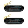 MelTruck® 2x LED Marker Light Flat and Round Rubber Base